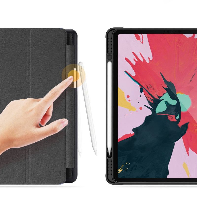 Smart Case iPad Pro 12.9" (2018) (2020) Roze Zwart Dux Ducis Domo Serie
