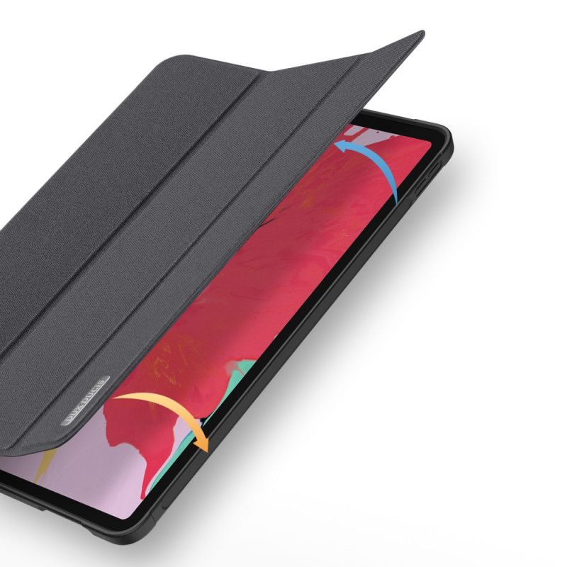 Smart Case iPad Pro 12.9" (2018) (2020) Roze Zwart Dux Ducis Domo Serie