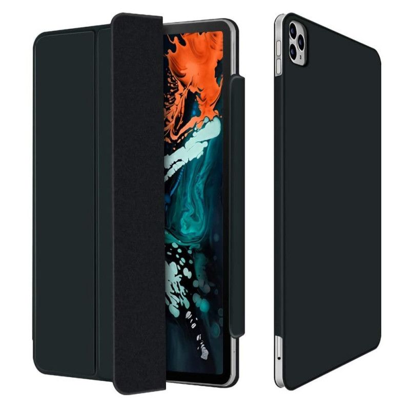 Smart Case iPad Pro 12.9" (2018) (2020) Roze Zwart Magnetische Hoes