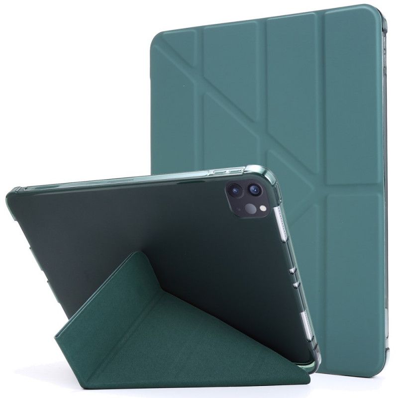 Smart Case iPad Pro 12.9" (2018) (2020) Roze Zwart Vervormbare Hoes
