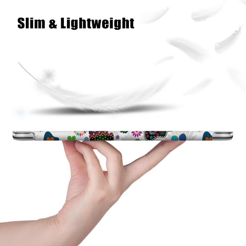Smart Case iPad Pro 12.9" (2018) (2020) Veelkleurige Vlinders