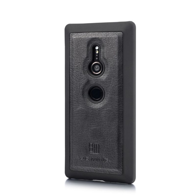 Cover Folio-hoesje Sony Xperia XZ2 Donkerrood Telefoonhoesje Dg. Afneembare Ming