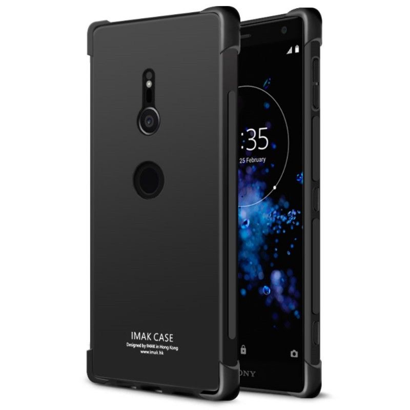 Cover Hoesje Sony Xperia XZ2 Transparant Telefoonhoesje Zijde Serie