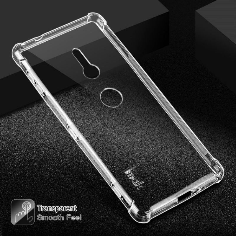 Cover Hoesje Sony Xperia XZ2 Transparant Telefoonhoesje Zijde Serie