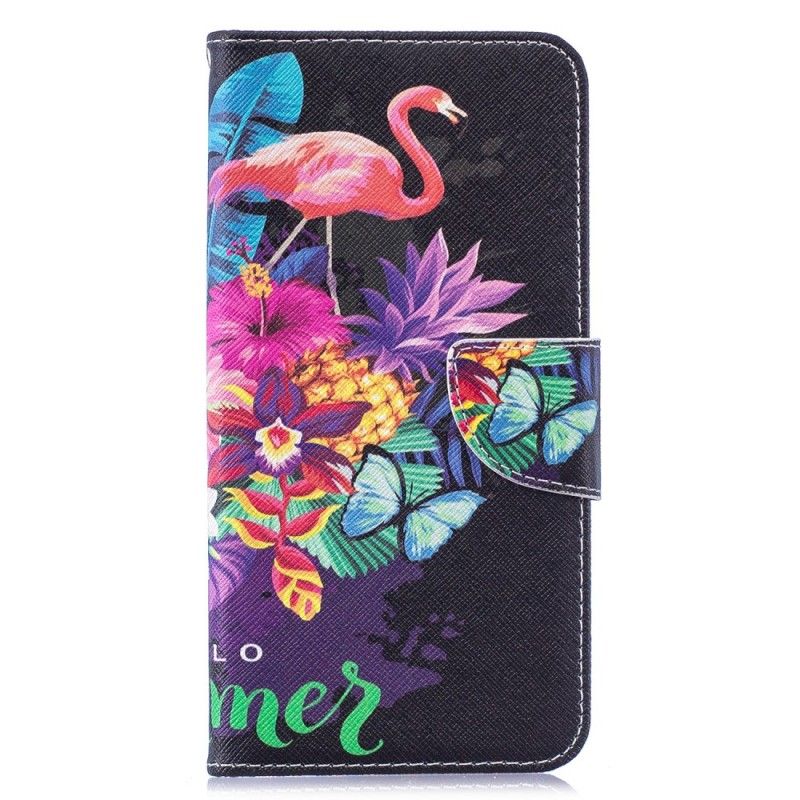 Bescherming Hoesje Huawei Y7 2019 Telefoonhoesje Hallo Zomer