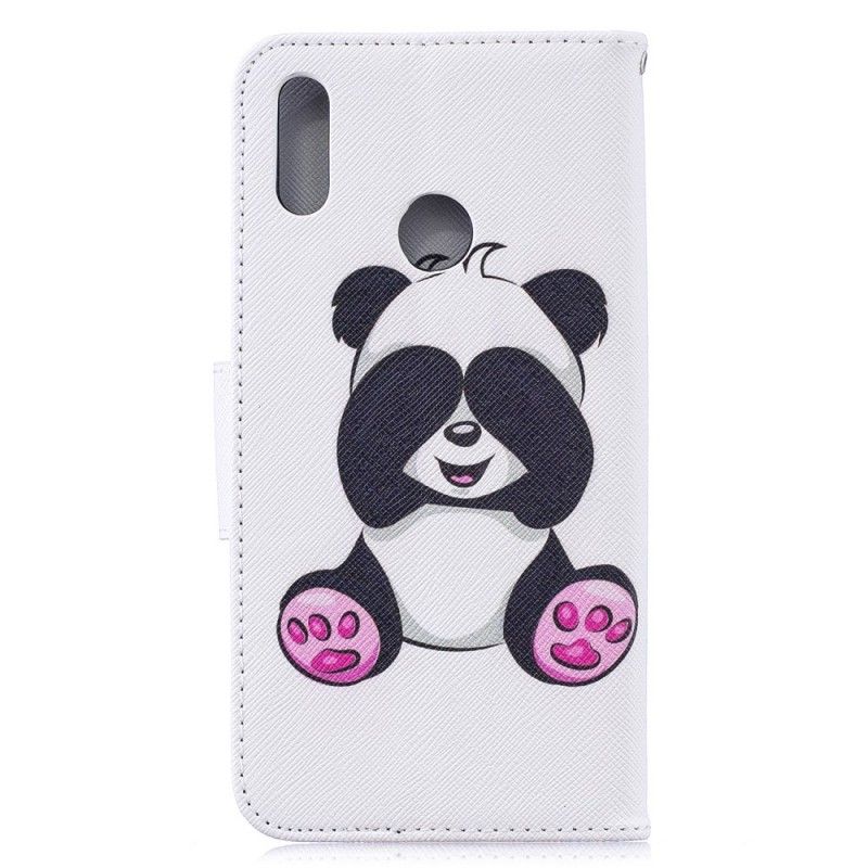 Cover Folio-hoesje Huawei Y7 2019 Telefoonhoesje Leuke Panda