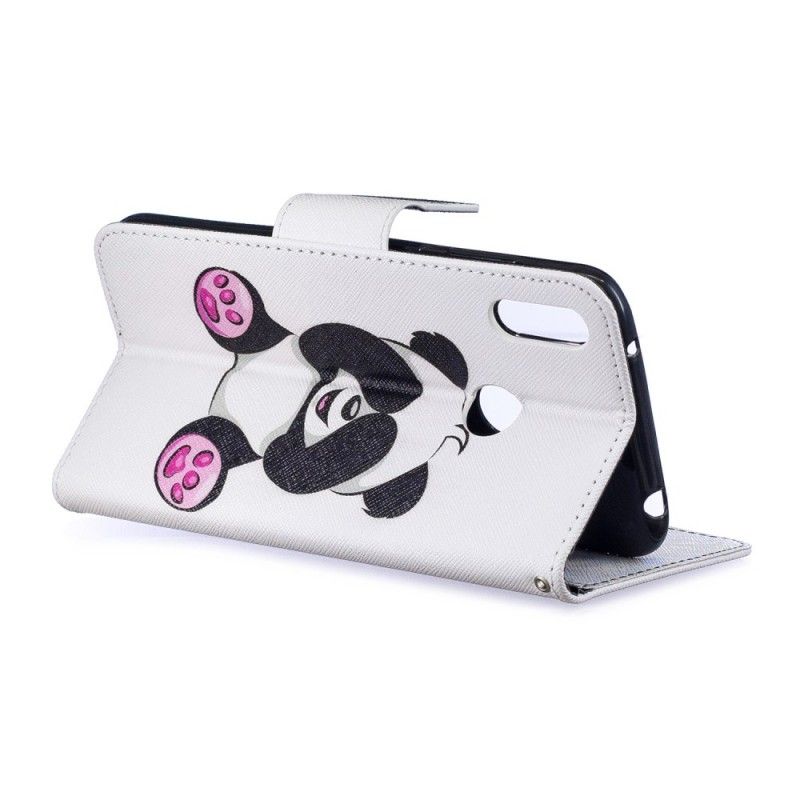 Cover Folio-hoesje Huawei Y7 2019 Telefoonhoesje Leuke Panda