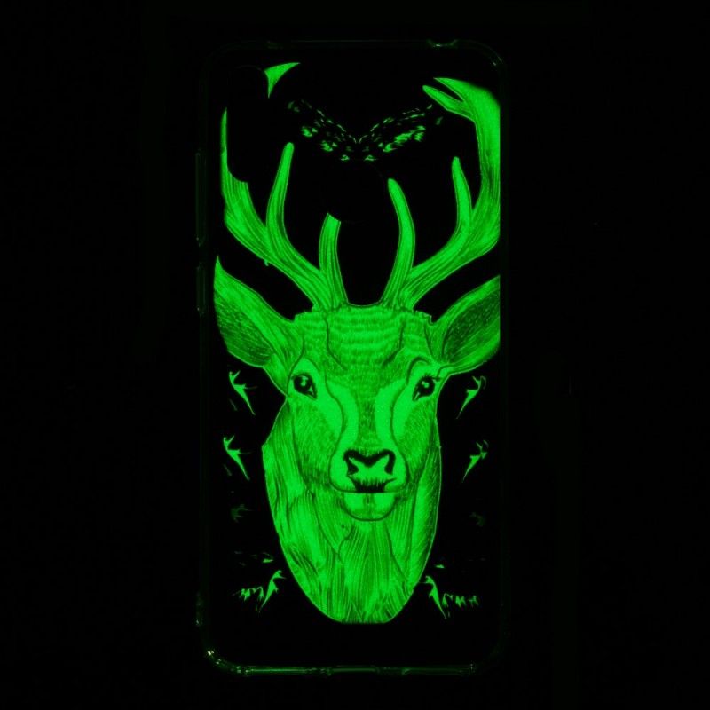 Hoesje Huawei Y7 2019 Fluorescerend Majestueus Hert