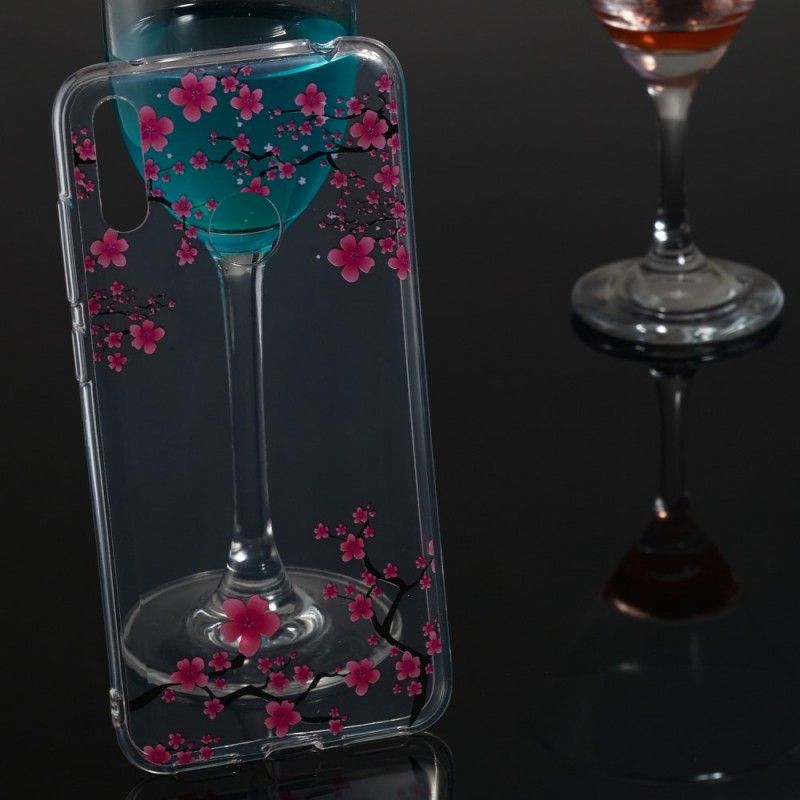 Hoesje Huawei Y7 2019 Pruimenbloesems