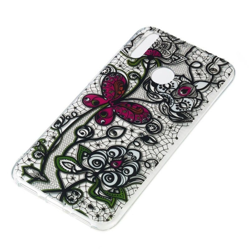 Hoesje Huawei Y7 2019 Vlinder En Kant