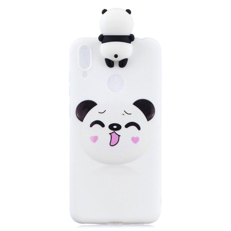 Hoesje voor Huawei Y7 2019 Grappige 3D Panda