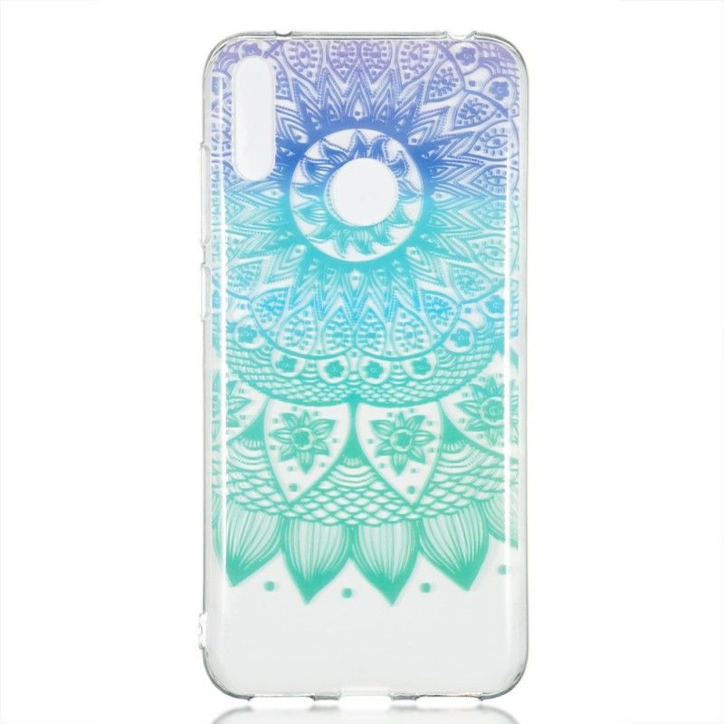 Hoesje voor Huawei Y7 2019 Transparant Gekleurde Mandala