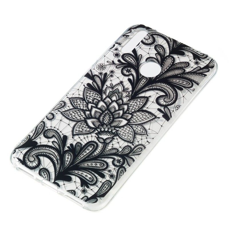 Hoesje voor Huawei Y7 2019 Zwart Kant