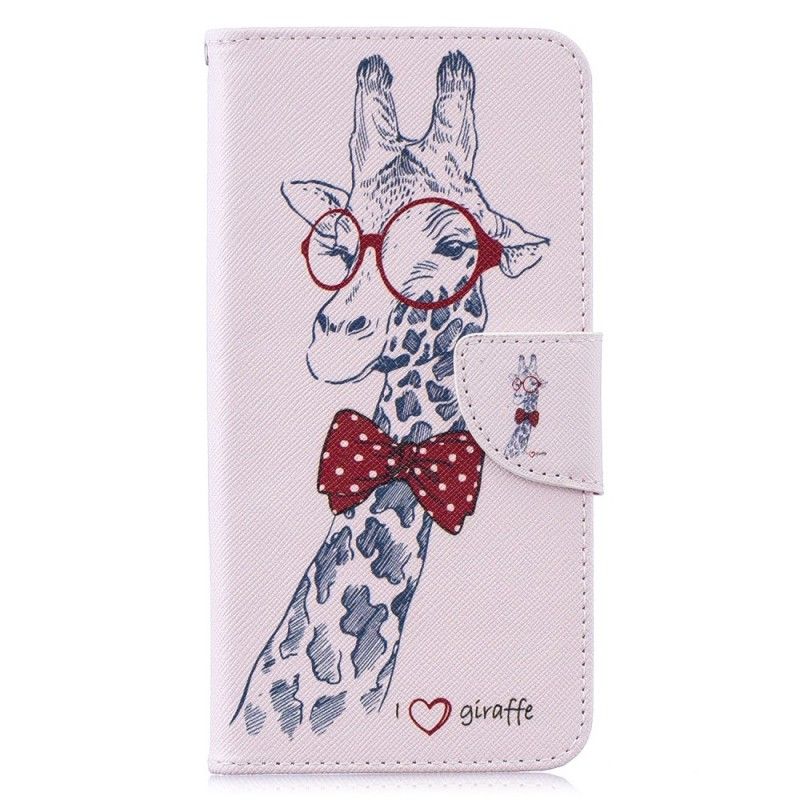 Leren Hoesje Huawei Y7 2019 Telefoonhoesje Nerdgiraf