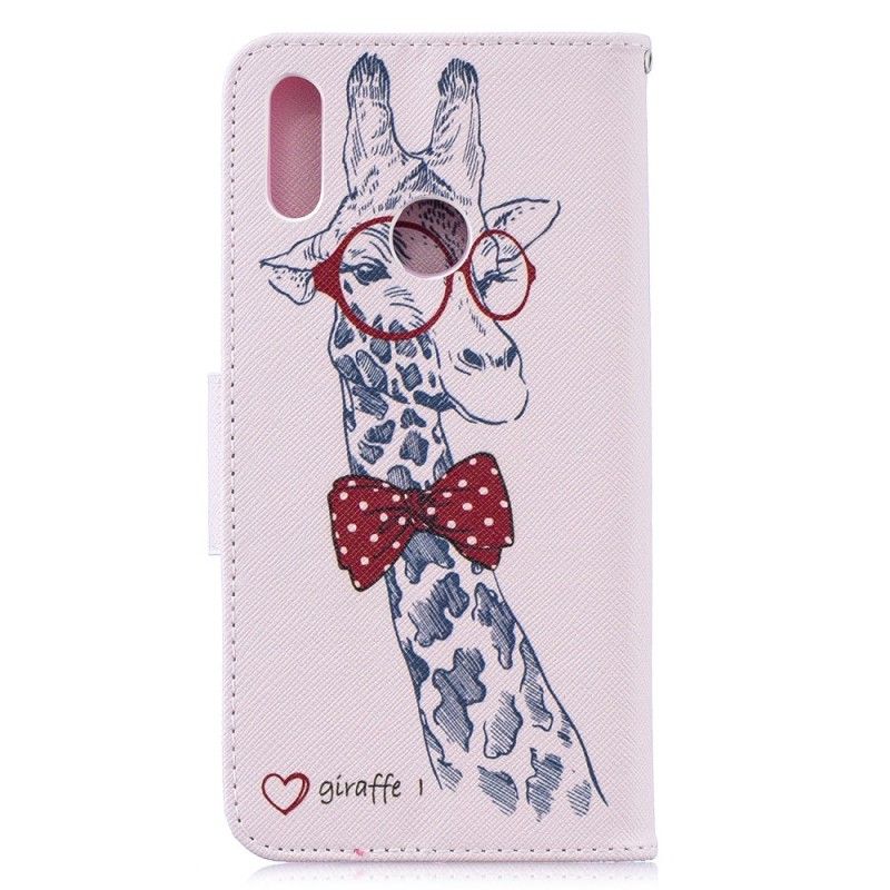 Leren Hoesje Huawei Y7 2019 Telefoonhoesje Nerdgiraf