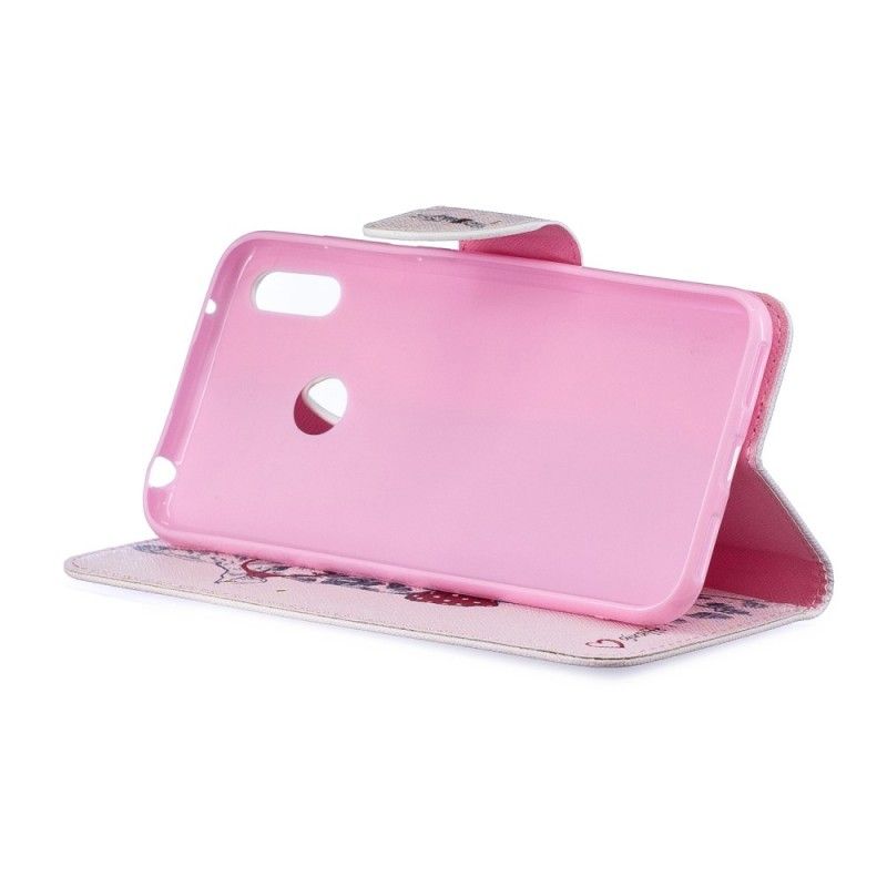 Leren Hoesje Huawei Y7 2019 Telefoonhoesje Nerdgiraf