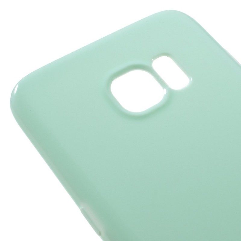 Hoesje Samsung Galaxy S7 Edge Wit Flitsende Siliconen