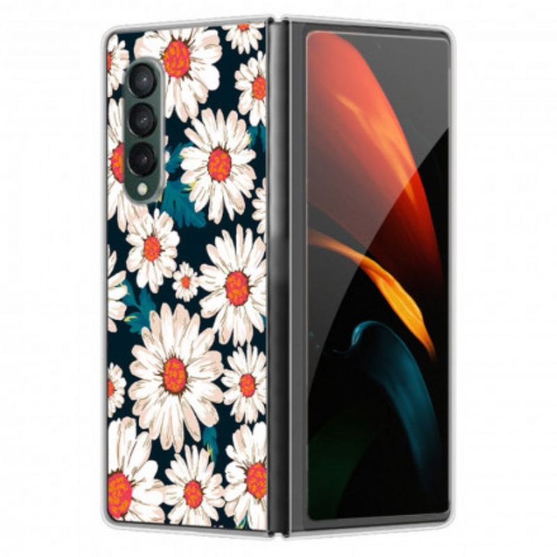 Case Hoesje Samsung Galaxy Z Fold 3 5g Telefoonhoesje Madeliefjes