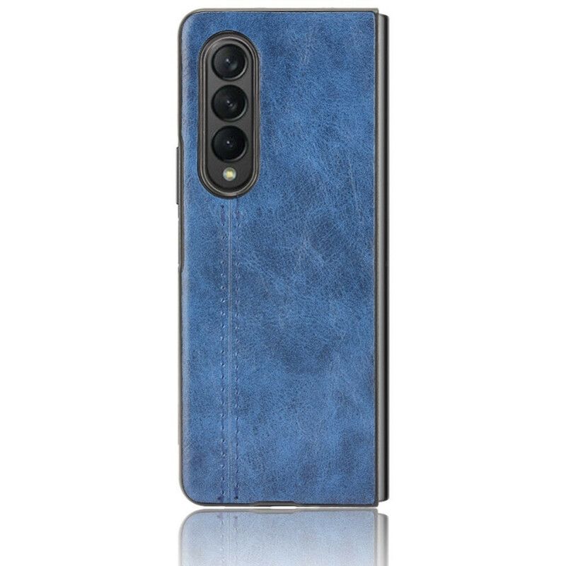 Case Hoesje Samsung Galaxy Z Fold 3 5g Telefoonhoesje Stiksels Leereffect