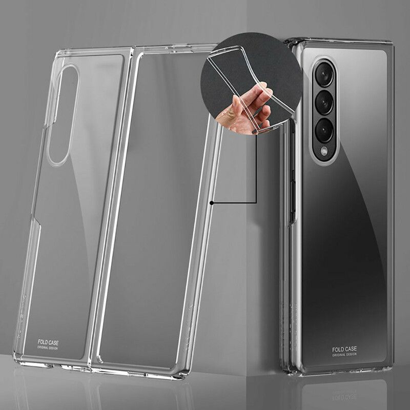 Cover Hoesje Samsung Galaxy Z Fold 3 5g Telefoonhoesje Bloementapijt