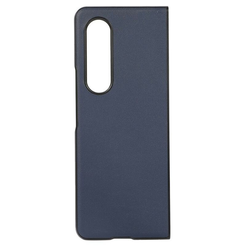 Cover Hoesje Samsung Galaxy Z Fold 3 5g Telefoonhoesje Echt Lederen Ontwerp