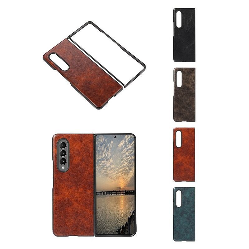 Cover Hoesje Samsung Galaxy Z Fold 3 5g Telefoonhoesje Premium Kunstleer