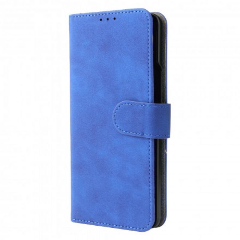 Folio-hoesje Samsung Galaxy Z Fold 3 5g Telefoonhoesje Huid-aanraking