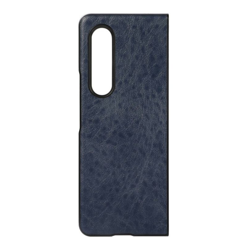 Hoesje Samsung Galaxy Z Fold 3 5g Gestructureerd Kunstleer Bescherming Hoesje
