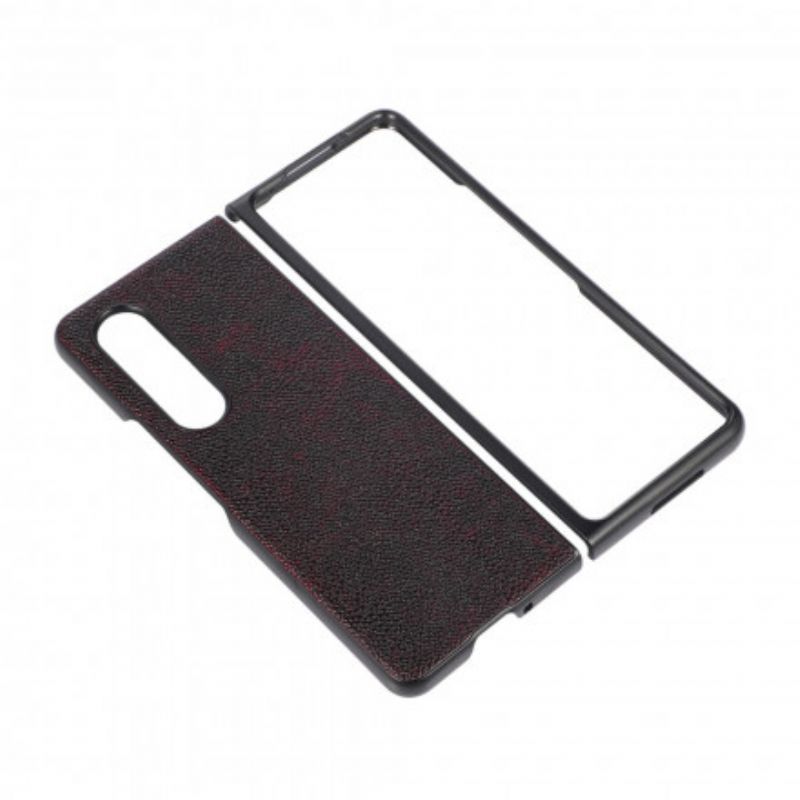 Hoesje Samsung Galaxy Z Fold 3 5g Getint Kunstleer