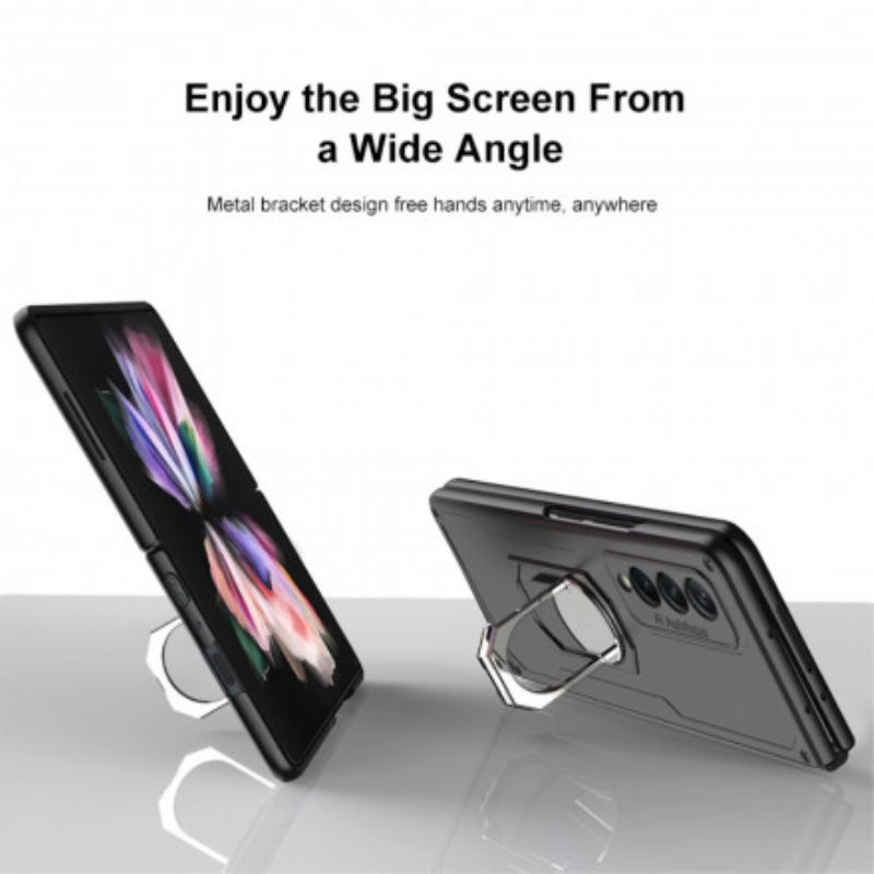 Hoesje Samsung Galaxy Z Fold 3 5g Hybride Met Ring-ondersteuning Gkk