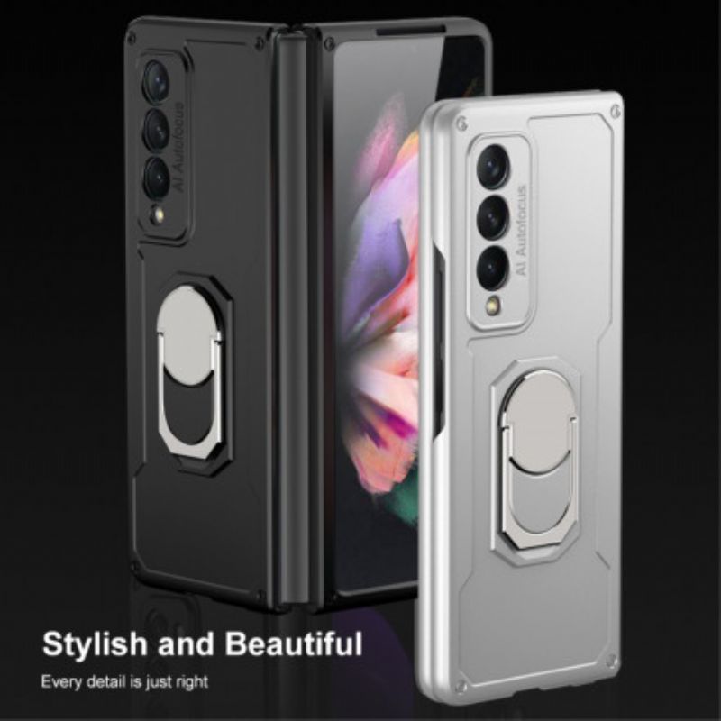 Hoesje Samsung Galaxy Z Fold 3 5g Hybride Met Ring-ondersteuning Gkk