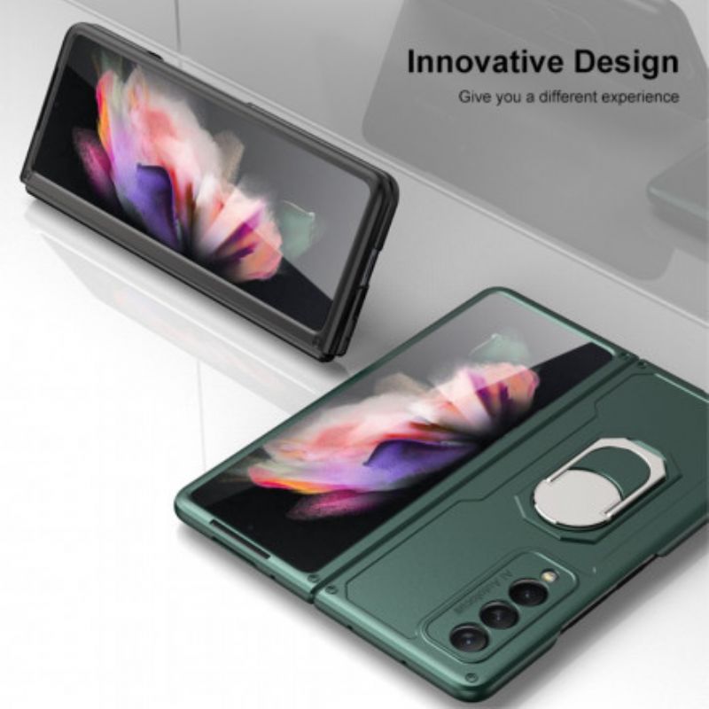 Hoesje Samsung Galaxy Z Fold 3 5g Hybride Met Ring-ondersteuning Gkk