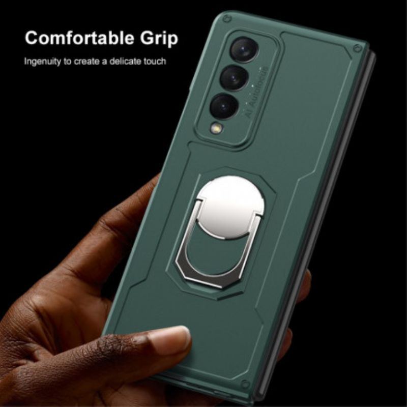 Hoesje Samsung Galaxy Z Fold 3 5g Hybride Met Ring-ondersteuning Gkk