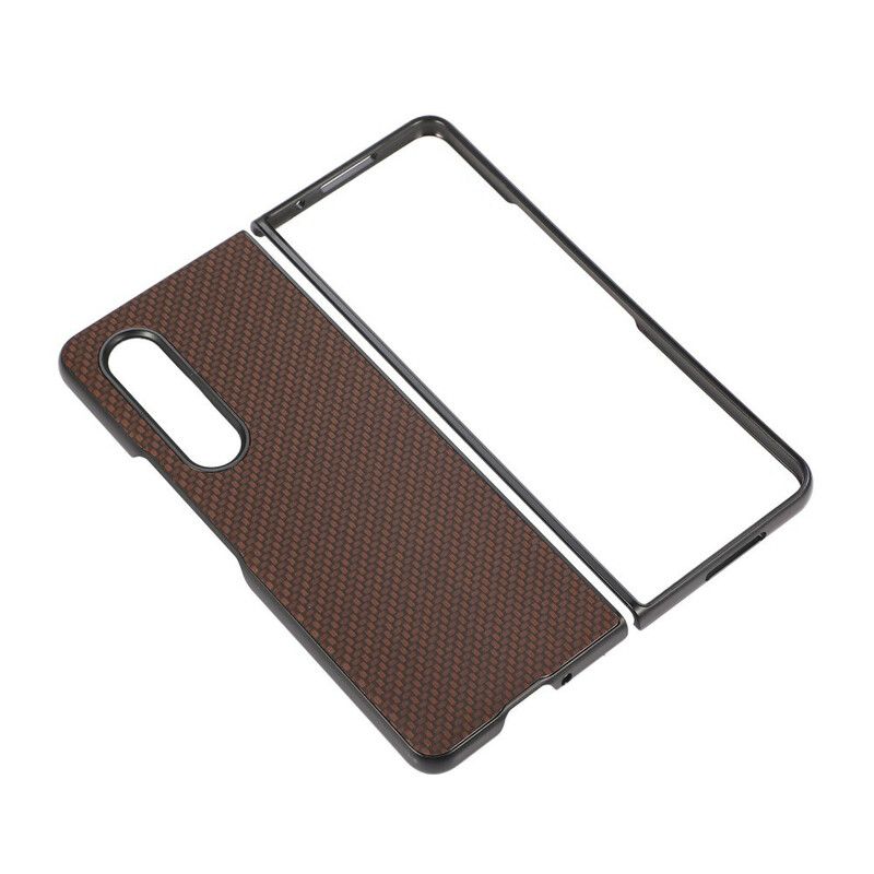 Hoesje Samsung Galaxy Z Fold 3 5g Koolstofvezelkleur
