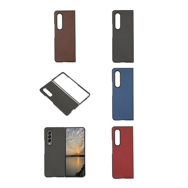 Hoesje Samsung Galaxy Z Fold 3 5g Koolstofvezelkleur