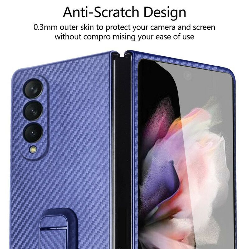 Hoesje Samsung Galaxy Z Fold 3 5g Ondersteuning En Schermbeschermer