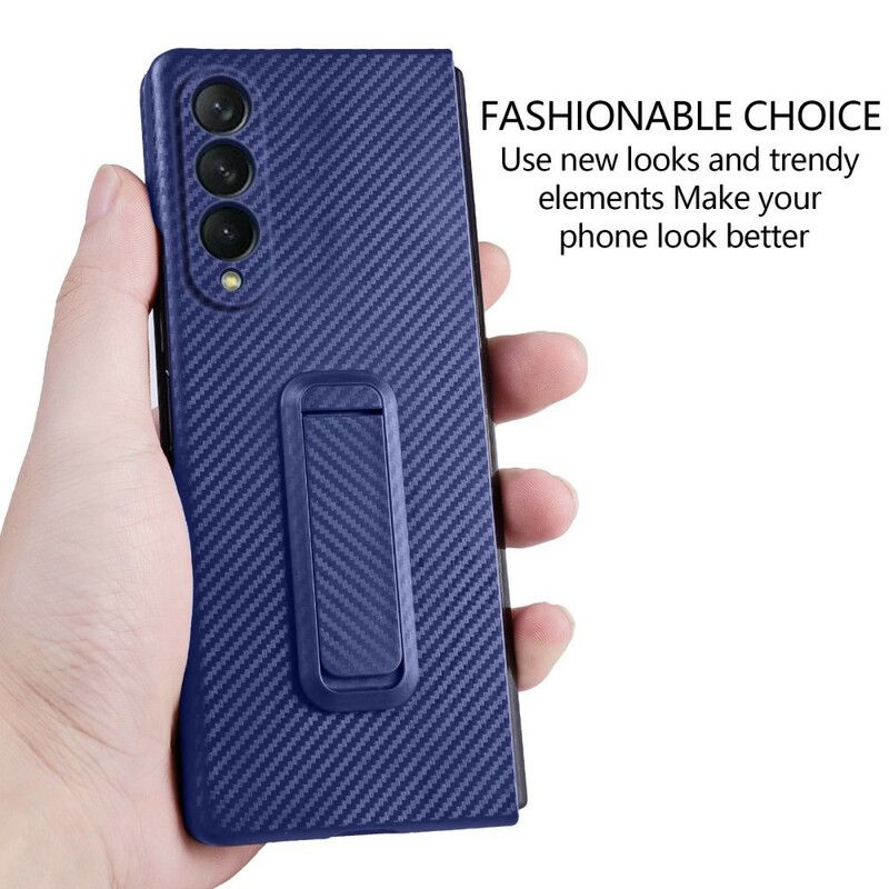 Hoesje Samsung Galaxy Z Fold 3 5g Ondersteuning En Schermbeschermer