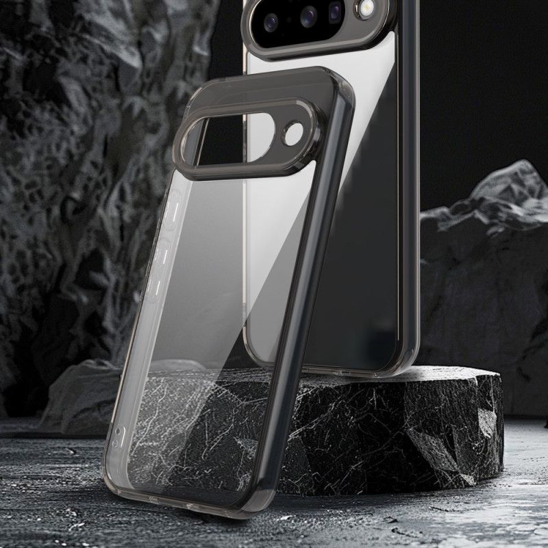 Case Hoesje Google Pixel 10 / 10 Pro Telefoonhoesje Transparant Met Metalen Rand