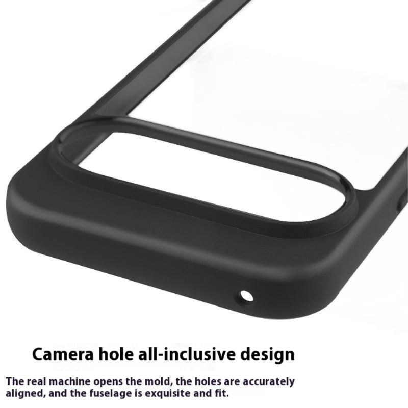 Cover Hoesje Google Pixel 10 / 10 Pro Telefoonhoesje Transparant Ontwerp Met Siliconen Rand