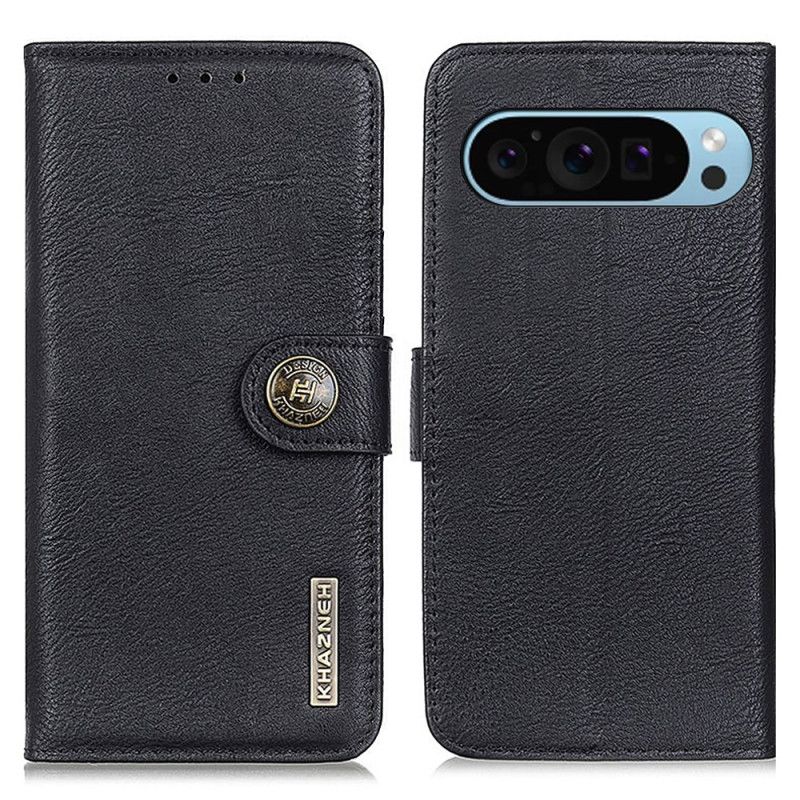 Flip Case Leren Google Pixel 10 / 10 Pro Essentiële Khazneh