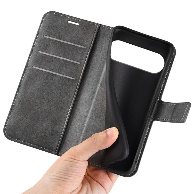 Flip Case Leren Google Pixel 10 / 10 Pro Leerstijl