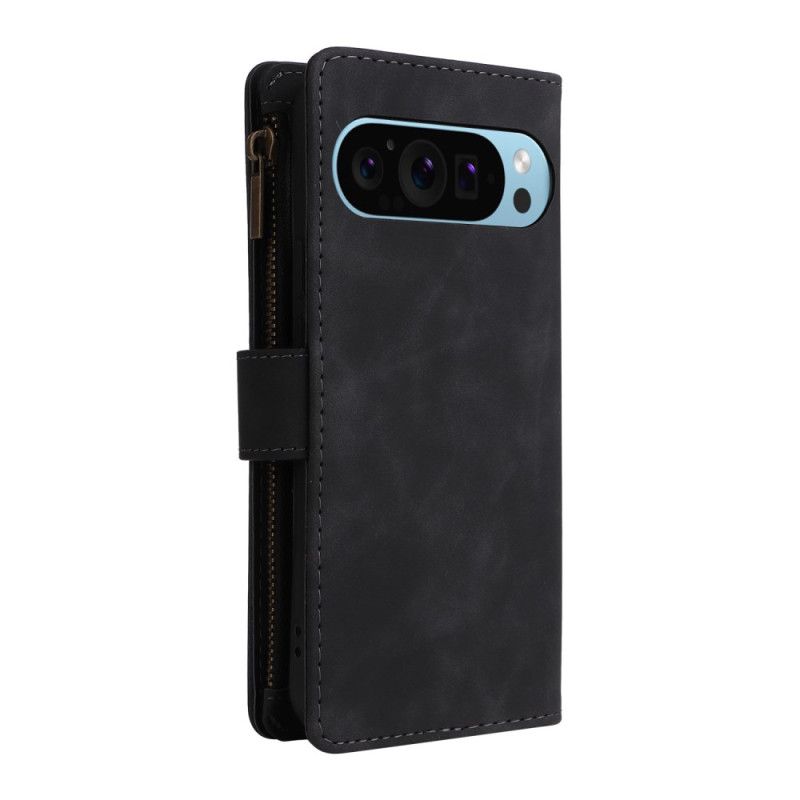 Flip Case Leren Google Pixel 10 / 10 Pro Portemonnee Met Rits