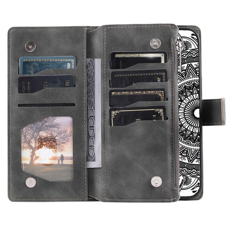 Folio-hoesje Google Pixel 10 / 10 Pro Telefoonhoesje Mandala Portemonnee Met Suède-effect