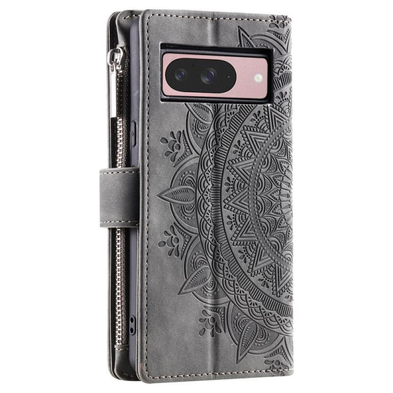 Folio-hoesje Google Pixel 10 / 10 Pro Telefoonhoesje Mandala Portemonnee Met Suède-effect