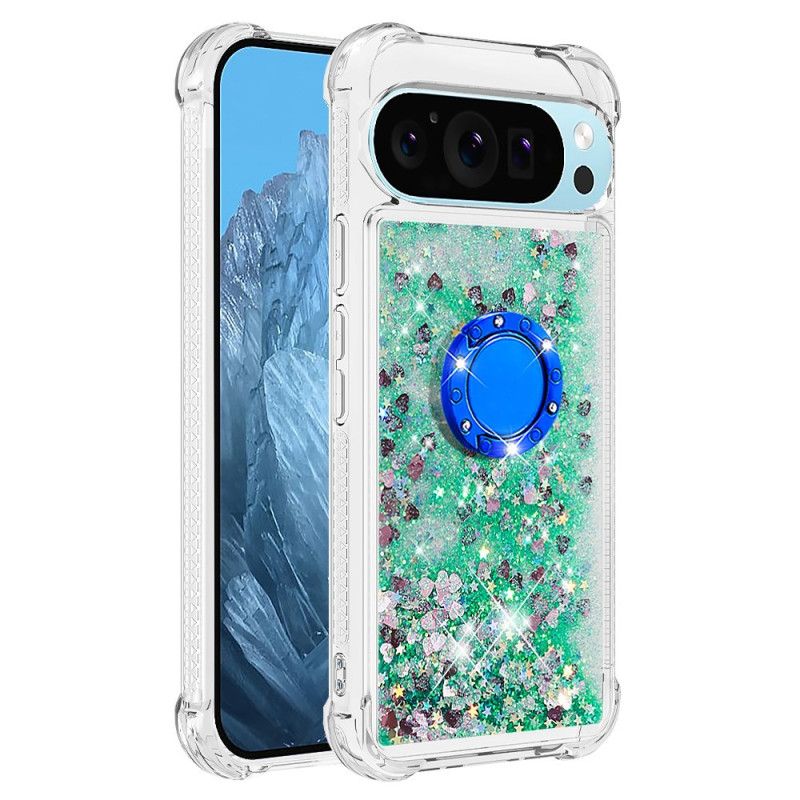 Hoesje Google Pixel 10 / 10 Pro Glitter Met Ringhouder