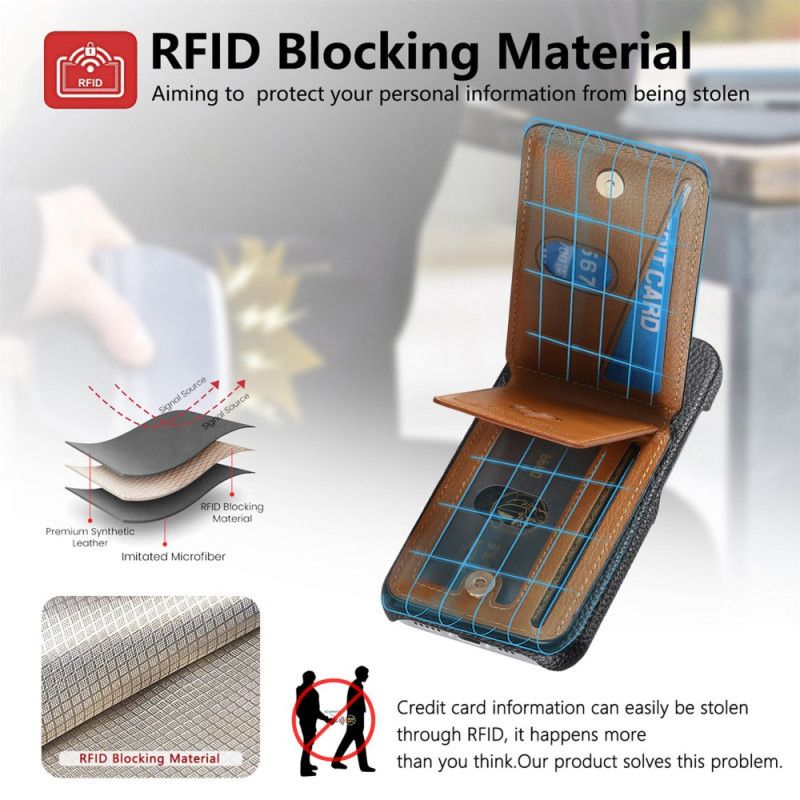 Hoesje Google Pixel 10 / 10 Pro Kaarthouder En Spiegel Bescherming Hoesje