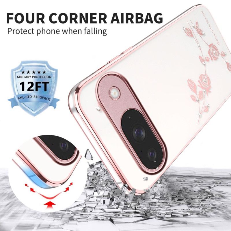 Hoesje Google Pixel 10 / 10 Pro Kadem Bloemen Bescherming Hoesje