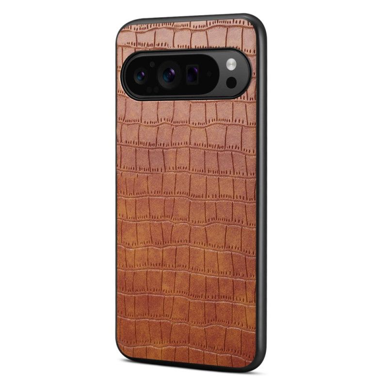 Hoesje Google Pixel 10 / 10 Pro Krokodillenleerstructuur Bescherming Hoesje