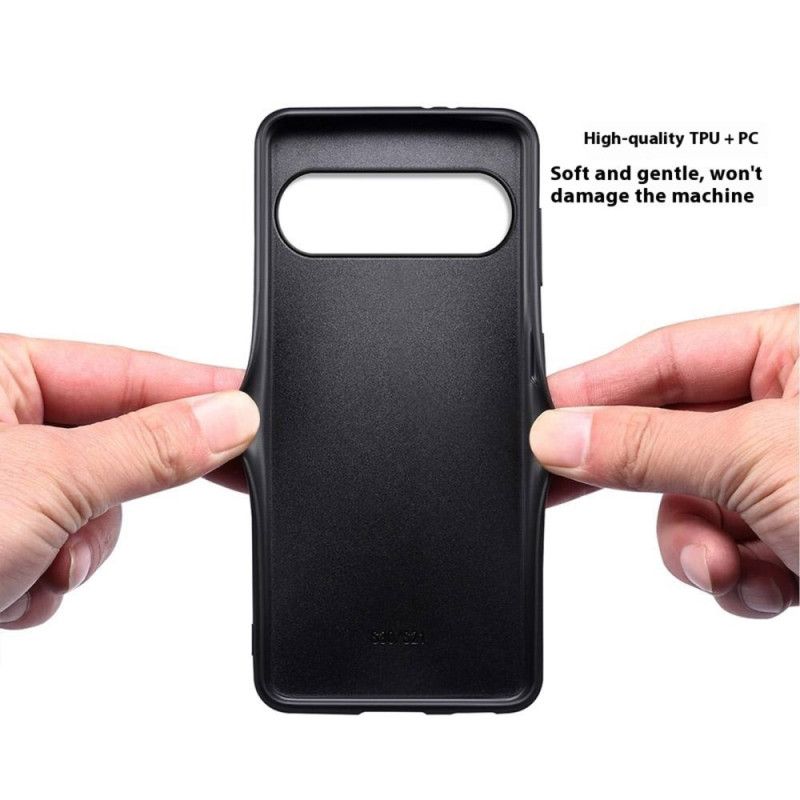 Hoesje Google Pixel 10 / 10 Pro Leerlook Bescherming Hoesje