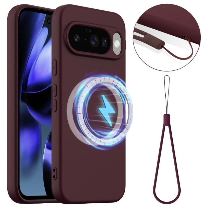 Hoesje Google Pixel 10 / 10 Pro Magsafe-compatibel Siliconenkoord